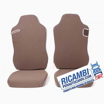 Truck/lorry Seat cover TWO SEATS with built-in headrest for Iveco STRALIS HI-WAY XP