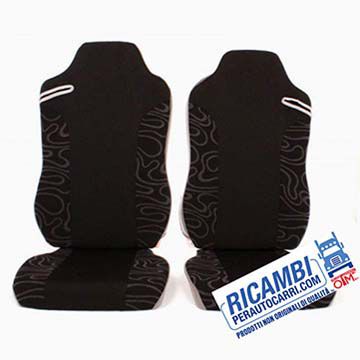 Truck/lorry Two seats cover with built-in headrest for Iveco STRALIS HI STREET/ROAD